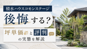 積水ハウスコモンステージは後悔する？坪単価と評判の実態を解説